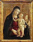 Famous Madonna Paintings - Madonna con Bambino e San Giovannino by Bartolo